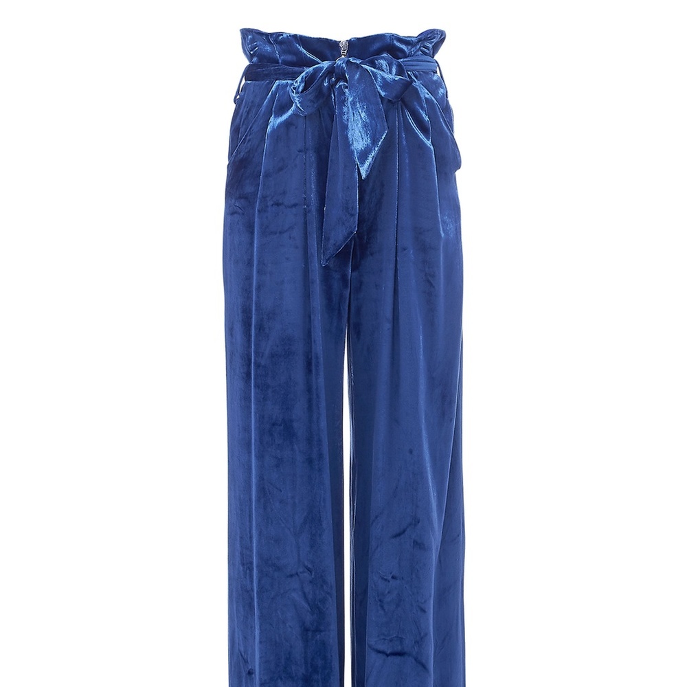 INTERMIX Claudia Velvet Pants Size 4 - Picture 2 of 4
